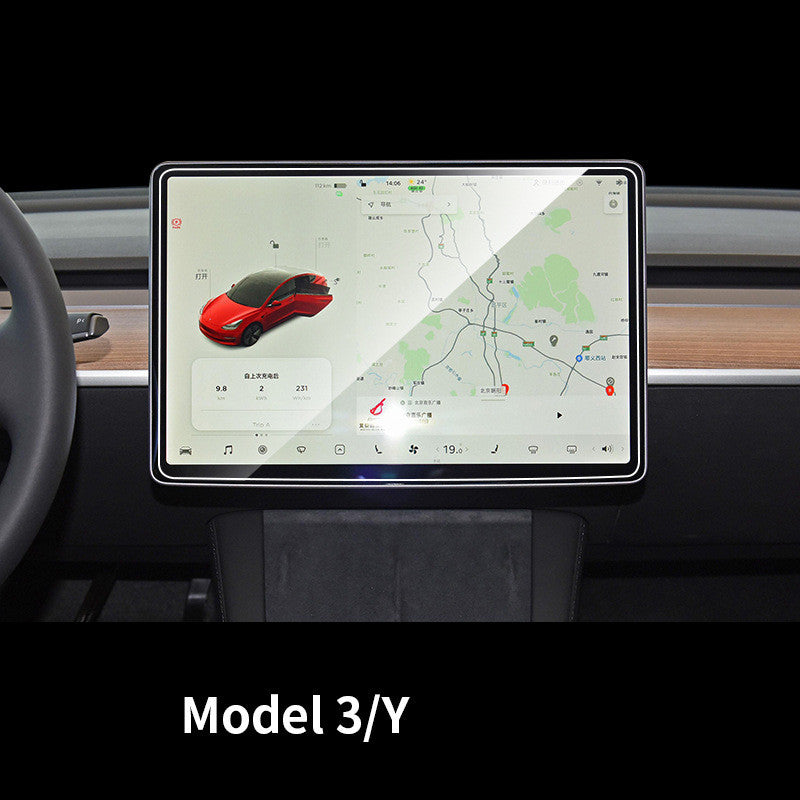 Suitable For Tesla Model 3 YXS Central Control Navigation Screen Tempered Film - OnlyTeslaFans